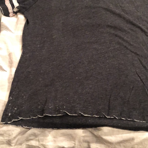 NWOT Ultra flirt charcoal gray size Junior s XL pink and white striped sleeve. - Picture 4 of 4